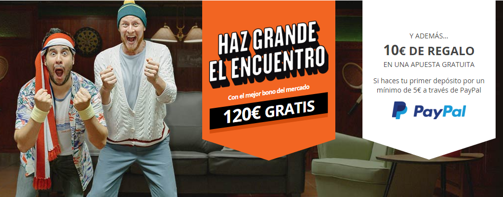 Bono Paypal luckia paypal promo
