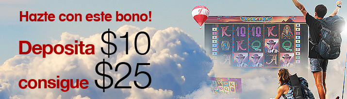 Deposita 10 consigue 25 bono casino fantasia