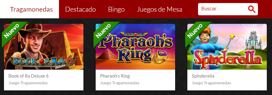 Juegos Disponibles casino fantasia juegos disponibles