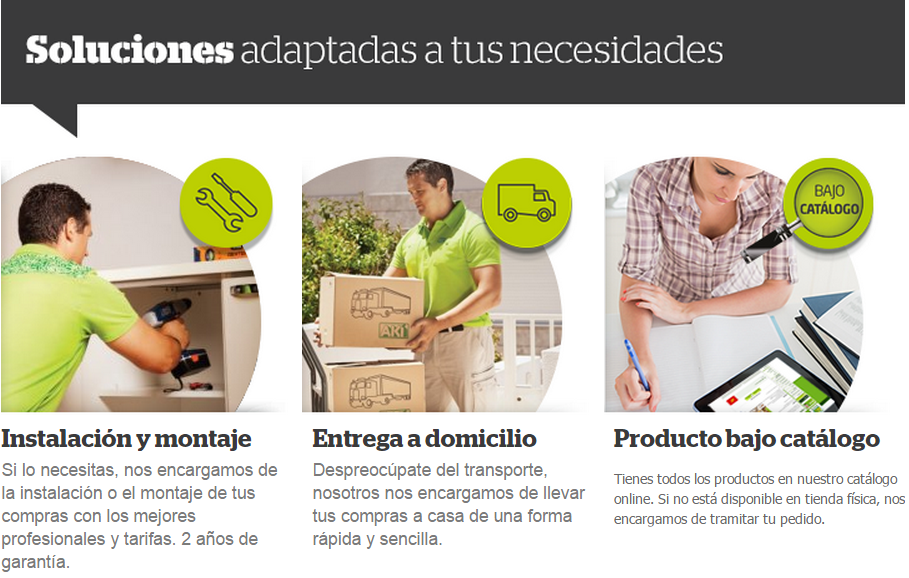 instalación y monatje soluciones