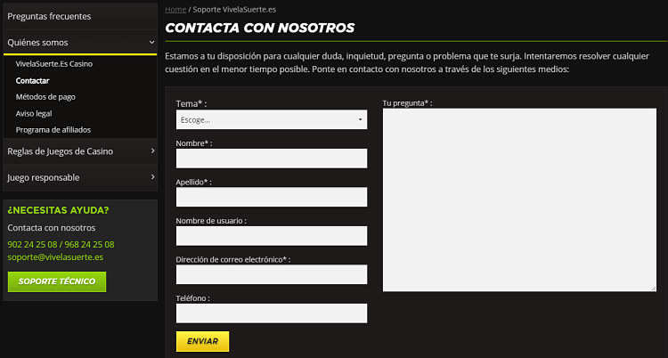 Vivelasuerte contacto Vivelasuerte contacto