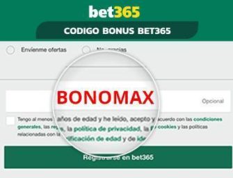 Código de Registro bet365 2022 BONOMAX no es un código bonus bet365 y no garantiza el acceso a ofertas adicionales