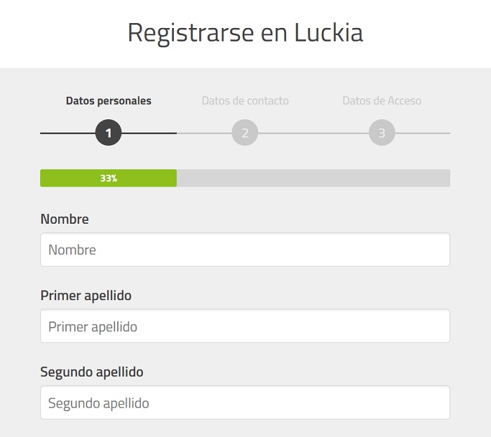 Luckia Registro 