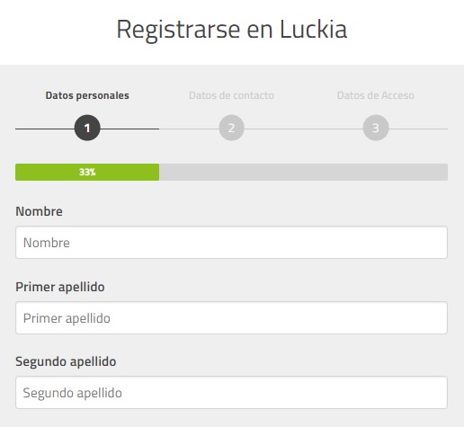 Luckia Slots Registro